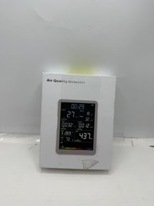 Professional Indoor Air Quality Monitor with AQI, Portable Real-Time Detector for Home Cars Plants and Pets (White) photo 4