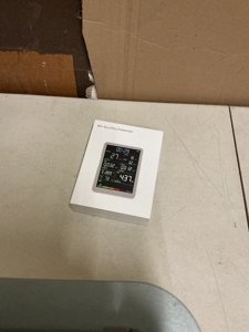 Professional Indoor Air Quality Monitor with AQI, Portable Real-Time Detector for Home Cars Plants and Pets (White) photo 3