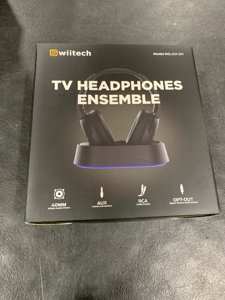 Wireless Headphones for TV Watching, TV Headphones with Transmitter Charging Base, Bluetooth V5.3, No Lip-Sync Delay, Clear Voice, Plug & Play, Comfortable Over-Ear for Seniors, Gifts for Elderly photo 3