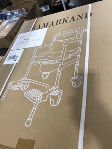 Heavy Duty Rolling Shower Elderly Bath Wheel Chair photo 3