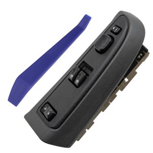 AiYiGu Master Power Window Switch Button Front Left Driver Side & Bezel with Folding Mirror Fit for 2003-2007 Chevrolet Chevy Silverado & GMC Sierra, Replaces 15883322, DWS-248