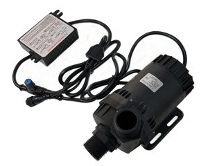 SHYSKY 24V DC 150W Flow/Speed Adjustable Heavy Duty Water Pump DC80E-24100A-1 150W Lift 10m (32ft) 2113GPH, Brushless Design, Stable Circulation Cooling System for Yacht Auto Application