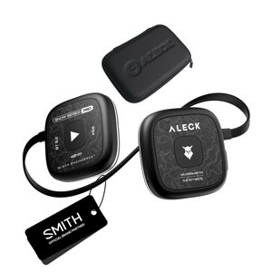 ALECK Snow Series Pro Universal Wireless Bluetooth Helmet Speakers Headphones for Ski and Snowboard Audio-Ready Helmets, Glove Friendly Controls, Microphone Headset for Hands-Free Calls