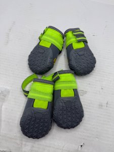 CovertSafe& Dog Boots for Dogs Non-Slip, Waterproof Dog Booties for Outdoor, Dog Shoes for Medium to Large Dogs 4Pcs with Rugged Sole Grey-Green SZ 5 photo 4