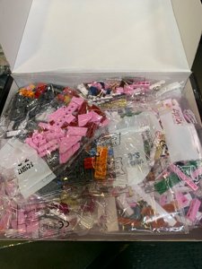 Pink Palace House Building Set with Lights, Halloween Haunted House Blocks Toy, Halloween House Kit for Kids Adults, Compatible with Lego, Christmas for Girls and Boys, Aged 8+ (1349PCS) photo 2