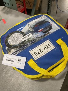 Snow-Chains Easy Install Tire-Chains, One-Pull Fit Heavy-Duty Tire Snow Chains for Pickup Trucks & SUVs Off-road, Emergency Tire Traction Car Tires 265 275 285 295 305 315 - Set of 2 (SCRV275) photo 2