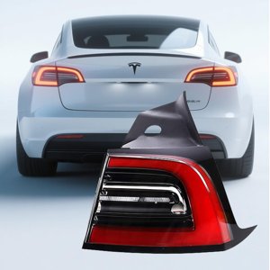 150208700D 4-PIN LED right outer Brake Tail Lamp Compatible with Tesla Model Y 2020-2023 and Model 3 2020-2023 Replaces 107739800F TA2805101