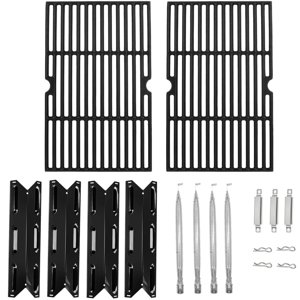 Grill Parts for Kenmore 4 Burner Grill 146.34611410 146.23678310 146.10016510 146.23679310 146.16142210 146.23673310 16.5 Inch Cooking Grates Kit for Kenmore Grill Replacement Parts