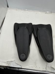 Swim Training Fins Short Blade Closed Heel Black Unisex Size 9-11 photo 10