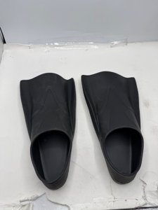 Swim Training Fins Short Blade Closed Heel Black Unisex Size 9-11 photo 9