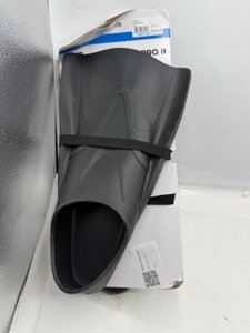 Swim Training Fins Short Blade Closed Heel Black Unisex Size 9-11 photo 5