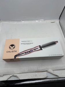 CALISTA Perfecter Pro Heated Round Brush | Lift, Volumize, and Style with No Heat Damage for Healthier-Looking Hair | 4 Sizes for Most Hair Types | Dual Voltage & Adjustable Temp (0.5, Rose Gold) photo 4