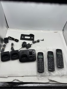 AT&T BL102-3 DECT 6.0 3-Handset Cordless Phone for Home with Answering Machine, Call Blocking, Caller ID Announcer, Audio Assist, Intercom, and Unsurpassed Range, Silver/Black photo 5