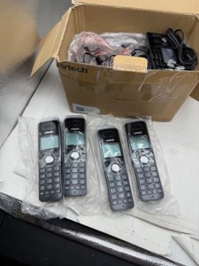 VTech IS8128-41 Super Long Range 4-Handset DECT 6.0 Cordless Phone for Home with Answering Machine, 2300 ft Range, Call Blocking, Bluetooth Connect to Cell, Intercom photo 8