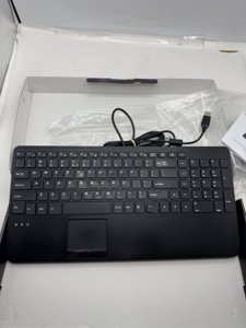 Perixx PERIBOARD-534 US, Wired Compact USB Keyboard with Touchpad - X Type Scissor Keys - 15.63x7.80x1.18 inches - Build-in 2 USB Hubs and Number Pad photo 3
