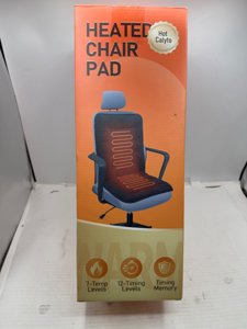 HotCalyto Heated Seat Cushion for Office - 12V Chair Heating Pad - Thick Seat Warmer wiht 7 Temp Levels & 12H Timer- Fast Heated Cover for Back,Hips Etc.Gift Packaging?Black? photo 2