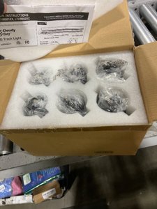 CLOUDY BAY 8W Dimmable LED Track Light Head,CRI 90+ Warm White 3000K,Adjustable Tilt Angle Track Lighting Fixture,120V 40° Angle for Accent Retail,Black Finish Halo Type - Pack of 6 photo 2