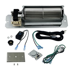 bbq factory GZ550 Replacement Fireplace Blower Fan KIT for Continental, Napoleon, Rotom HB-RB58 (12.75 x 3.73 x 3.23 inches) Fireplace Fan