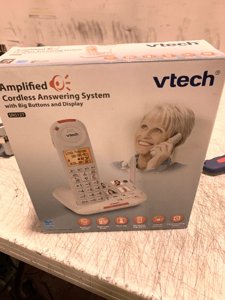 VTech Amplified Cordless Senior Phone with Answering Machine, Call Blocking, 90dB Ringer, Audio Assist, Big Buttons photo 2