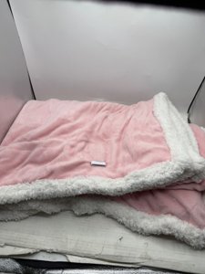 RALYSUN Electric Heated Blanket Throw Size 50"x60" - Dual-Sided with Microplush & Sherpa Fabric, 4 Heat Settings & 3 Hours Auto Off, Machine Washable - Pale Pink photo 3