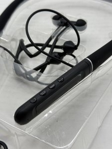 Air Tube Bluetooth Headphones with 28Hour Playtime,Emf Free Earbud for Radiation Protection,Anti Emf Headphone with LED Display, High Audio Quality,Mic and Control,Airtube Earphone for Sleep,Work,Gym photo 6