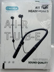 Air Tube Bluetooth Headphones with 28Hour Playtime,Emf Free Earbud for Radiation Protection,Anti Emf Headphone with LED Display, High Audio Quality,Mic and Control,Airtube Earphone for Sleep,Work,Gym photo 5