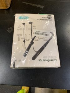 Air Tube Bluetooth Headphones with 28Hour Playtime,Emf Free Earbud for Radiation Protection,Anti Emf Headphone with LED Display, High Audio Quality,Mic and Control,Airtube Earphone for Sleep,Work,Gym photo 2