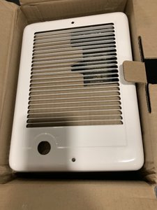 Cadet Com-Pak Electric Wall Heater Complete Unit with Thermostat (Model: CSC151TW, Part: 67509), 5120 BTU, 120 Volt, 1500 Watt, White photo 3