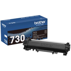 Brother Genuine Standard Yield Toner Cartridge, TN730, Replacement Black Toner, Page Yield Up To 1,200 Pages, Amazon Dash Replenishment Cartridge,1 Pack photo 1