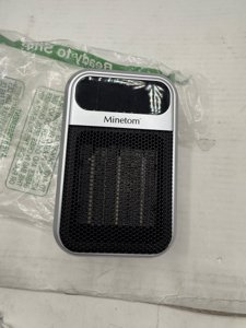 Minetom Portable Plug In Space Heater, 800W Small Wall Heater for Indoor Use, Remote, 12H Timer, ECO Mode, Overheat Protection, Fast and Safe Heat for Bathroom Garage Office Bedroom Home photo 5