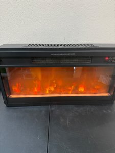 COSTWAY Recessed Fireplace Heater, Electric Fireplace photo 5