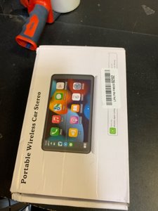 Portable Wireless Carplay Car Stereo, 7" HD Touchscreen for Car with Apple CarPlay & Android Auto with Backup Camera/Mirror Link/Voice Control/Bluetooth/GPS/AUX/FM Satellite Radio for All Vehicles photo 2