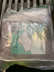 LaffyLo Electric Heated Blanket King Size 90"×100", Comfortable & Luxurious Flannel, 4 Heating Levels & 10 H Auto Shut Off, Purple photo 2