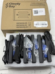 CLOUDY BAY 5CCT 12V 4W Low Voltage LED Step Light with Horizontal Louvered Faceplate for Steps Decks Stairs,Outdoor Stair Lights,Wet Locations,6 Pack,Black photo 7