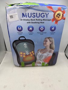 Musugy Shiatsu Back Massager with Heat : Up and Down Rolling Massage - Electric Back Massage for Pain Relief Deep Tissue - Lower-Back Massager for Office, Home photo 2