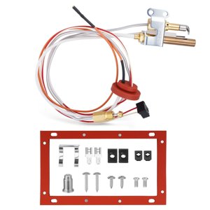 SP21058 Pilot Assembly for Water Heater Parts with Thermopile & Sparker Compatible with Rheem Ruud Richmond Water Heaters, NG with LP Orifice, Aging-Resistant, Replace# SP20824 SP20754 SP21059 SP20800
