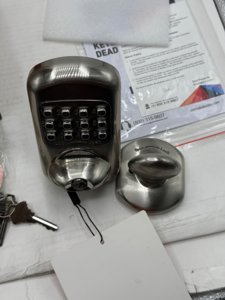 Bravex Keyless Deadbolt Keypad Entry Door Lock Zinc Alloy Sabbath Lock 100% Mechanical Shabbos Lock- No Risk of Low Power, Silver photo 7