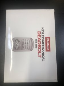 Bravex Keyless Deadbolt Keypad Entry Door Lock Zinc Alloy Sabbath Lock 100% Mechanical Shabbos Lock- No Risk of Low Power, Silver photo 2