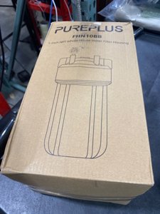 PUREPLUS Whole House Water Filter Housing, 10"x4.5" Sediment Cartridge Universal Housing, Pre-Filtration System, with Pressure Gauge, 1" NPT Port photo 2