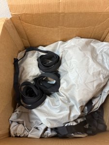 YimSting 1200D Waterproof Boat Cover - Fits 14' to 16' ft Bass, V-Hull & Tri-Hull Boats - Heavy Duty Canvas Gray photo 4