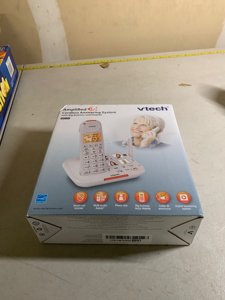 VTech Amplified Cordless Senior Phone with Answering Machine, Call Blocking, 90dB Ringer, Audio Assist, Big Buttons photo 2