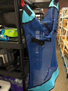 EHUCONELDEX Sit to Stand Lift Sling for Lifting or Transferring,Standing Assist Sling with Thick Pad,Patient Lift Sling for Home Care, Rehab & Nursing – SWL 500 lbs (Blue, Medium) photo 3