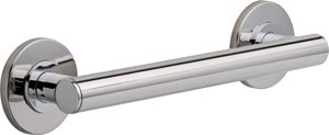 DELTA FAUCET 41812 Contemporary Grab Bar, 12-Inch, Chrome photo 1