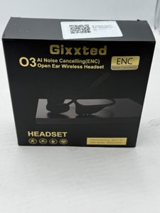 Gixxted Open Ear Headphones with Mic, Bluetooth Headset with Microphone, Dual Connect Bluetooth 5.3 with AI Noise Cancelling Mic & Mute Function, Wireless Headset for Work, Sports, Drive photo 3