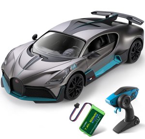 MIEBELY Remote Control Car, Bugatti Divo 1/16 Scale Rc Cars 12Km/h, 2.4Ghz Licensed Model Car 7.4V 500mAh Toy Car Headlight for Adults Boys Girls Age 6-12 Years Birthday Ideas Gift photo 1