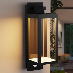 Lustrlach Upgraded Motion Sensor Outdoor Wall Light, 15” Porch Light Outdoor Wall Sconce Lantern, Exterior Lighting Fixture Wall Mount, Outside Light for House Garage Patio Front Door photo 1