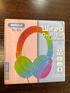 MIDOLA Kids Headphones for School Learning,Volume Limited 85/94dB, Foldable Lightweight Over-Ear Wired Headphones photo 1