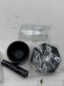 Pill Crusher Mini Marble and Pestle Set Pill Crusher Grinder photo 3