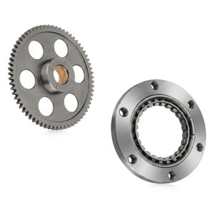 M MATI Starting Starter Clutch One-Way Bearing & 67T Starter Gear (Partial Assembly) for Yamaha Grizzly 400 450 Kodiak 400 450 Rhino 450 Wolverine 450 2002-2022 5GH-15451-00-00 5GH-15517-10-00 5KM-15590-00-00 photo 7