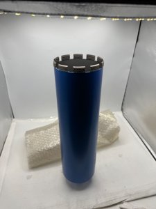 SALI Wet Diamond Core Drill Bits 4-1/2"/116mm Diameter, 15"/380mm Drilling Depth Concrete Core Drill Bit, 1-1/4-7" Thread Core Bit Turbo Laser-Welded Segments with Rebar, Brick, Block, Masonry, Stone photo 7